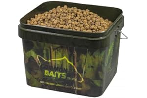 CommonBaits Tiger Nuts Natural Mix 5.0 kg in 10 L Camo Bucket / Tigers Mixed Sizes