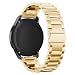 Produktbild EloBeth Kompatibel Samsung Gear S3 Armband Edelstahl Metall band Ersatz Sportarmband für Gear S3 /Galaxy Watch 46mm(Gold)