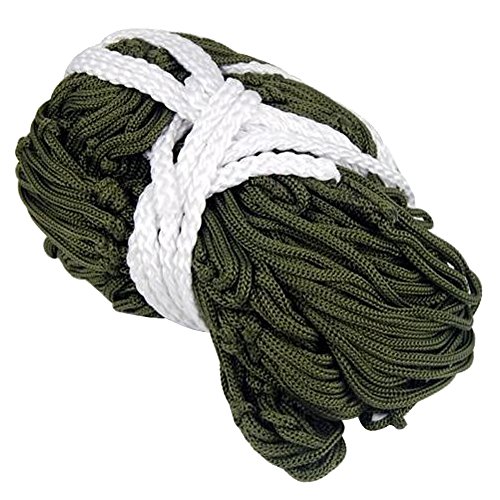 Lmeno Große Tragbar Hängematte Hängesessel Aufhängen Netz Schlafenbett Outdoor Garten Reisen Camping aus Nylon ca. 270 x 80cm, belastbar bis ca.100kg - 4