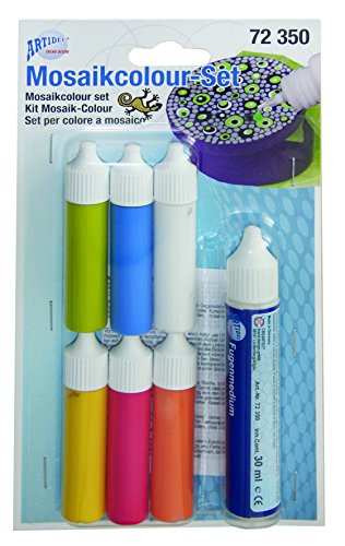 CREARTEC Mosaik - Colour - Set zur Gestaltung eines Mosaikdesigns