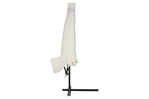 ‎DEUBA Deuba® Schutzhülle Sonnenschirm für 3,5m Schirme Schirm Abdeckhaube Abdeckung Hülle Plane Ampelschirm Beige