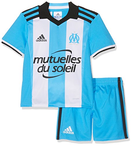 adidas Olympique De Marseille Saison 2015/2016 Ensemble pour Enfant 3 Mini Bleu/Blanc/Noir
