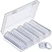 Produktbild Amasawa 100 Stück 30 mm Münze Kapseln Runde Kunststoff Münzhalter Fall mit Speicherorganisator Box für Münzsammlung Liefert