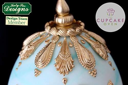 Ornament Drops – Katy Sue Designs Silikonform für Tortendekorationen Cupcakes Fondant und Zuckerwaren - 5