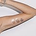 Tattify Metallic Hamsa And Indian Handpiece Temporary Tattoo - Indian Princess Sheet 2 (Set of 1 sheet)