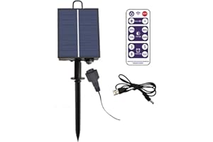 iFutniew Kit de panneau solaire 1200 mAh avec batterie au lithium pour guirlande LED 3,7 V 24 V - Charge CC - Facile à installer et à utiliser