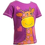 Girls Giraffe Print T-Shirt
