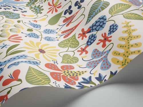 Scandinavian Designers 2743 Vlies-Tapete Stig Lindberg Herbarium stilisierte Blumen und Blüten Weiß - 4