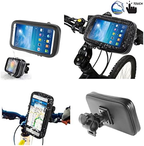 DFV mobileProfessional Support for Bicycle Handlebar and Rotatable Waterproof Motorcycle 360 for AXGIO NEON N2Q - Black
