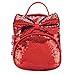 Produktbild Dorical Kinderrucksack Glänzende Pailletten Rucksäcke Teenager Mädchen Party Mini Schultaschen,Schule Tasche Rucksack for Kinder Baby Jungen Mädchen Kleinkind 2-6 Alte(Rot)