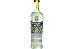 Smiling Wolf Botanical | Feel Good | Alcohol Alternative | Functional Alcohol Free Gin | Mood Enhancing Spirit with Natural Nootropics & B Vitamins | Premium Non Alcoholic | 700ml Bottle