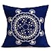 Produktbild Kissenbezug Kissenhülle KissenbezügeVovotrade New Bohemian Muster Ethno-Stil Dekokissen Cover Auto Kissenbezug Kissenbezug Deko-Sofa Kissenbezug Bett Decor Sleeper Pillow Nackenkissen (C, 43cm*43cm)