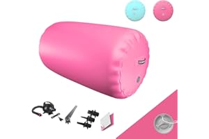 DOBESTS Air Tracking Mat - Tappetino da ginnastica, altezza 10-20 cm, gonfiabile, misura 2/3/4/5/6/7/8 m, con pompa ad aria elettrica