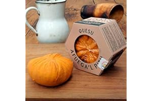 Tierra Astur Queso Afuega’l Pitu DOP Trapo Rojo 400 g | Queso Artesanal Asturiano, Intenso y Picante, Leche de Vaca | Producto Gourmet Español