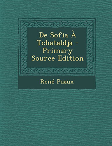 Gaioz Anton Pdf De Sofia A Tchataldja Epub