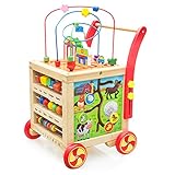 ۞Diseño de elevación -A diferencia caminante tradicional, este correpasillos bebe tiene una función de elevación, altura se puede ajustar para adaptarse a las diferentes edades y alturas del bebé. Acompañe a los niños que crecen para que tengan una infancia feliz.