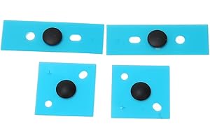 GOWENIC Laptop Foot Pads for Microsoft Surface Laptop 3 4 5, Laptop Bottom Case Feet Replacement Kit Anti Slip Foot Pads, Anti Slip Round Dot Accurate Size (Black)