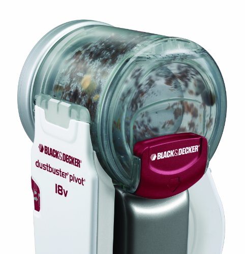 Black + Decker Dustbuster PV1825NR Pivot Hand Vac, 35 Watt, Red