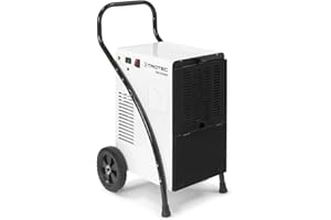 TROTEC Déshumidificateur TTK 170 ECO – Capacité 52 L/24h, surface 90 m² / 230 m³ – Séchoir professionnel pour chantier, grands espaces – avec le compteur d'heures de service
