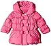 United Colors of Benetton Baby-Girls Bow Front Puffa Coat, Pink (Coral), 1 to 3 months (Manufacturer Size: 56 cms)