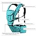 ECOSUSI 100% Cotton Cute Design Hip Seat Baby Carrier Front and Back Carrier with Waist Stool Sapphire