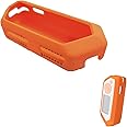 ieron Flipper Zero Silicone Case, Durable Protective Cover for Flipper 0 Hacking Device Compatible with Flipper Zero WiFi Devboard (Orange)