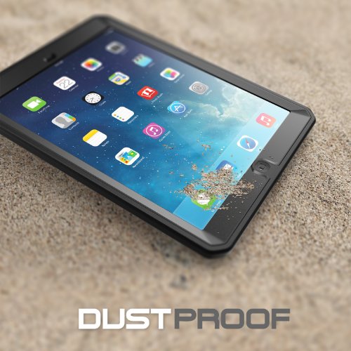 Apple iPad Air / iPad 5 Hülle – SUPCASE [Beetle Defense Serie] Gehäuse mit integriertem Displayschutz und schlagfesten Rahmen (Schwarz) - 3