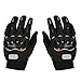 Produktbild Footprintse PRO BIKER Motorrad Handschuhe Vollfinger Schutz Outdoor Reiten Warme Handschuhe (Farbe: schwarz) (Größe: XL)