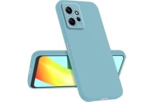 Longstong Funda Compatible con Redmi Note 12 (4G) (6.67"), Delgada Antigolpes Personalizada Diseño Minimalista - Azul Claro