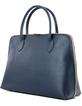 modamoda de - ital. Ledertasche Henkeltasche Tragetasche DIN A4 Business Echtleder T102