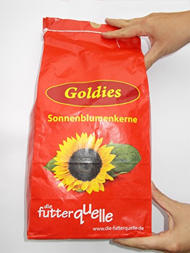 Preisvergleich Produktbild ERRO Goldies Sonnenblumenkerne 2,5kg, Premium Qualität - Rettet die Bienen, Bienenweide, Wildvogelfütterung, Winterfutter, Vogelfutter, Futterkerne für Vögel, Sonnenblumen Kerne - Beste Qualität