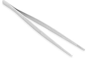 Weber Pincett (30cm), av Rostfritt Stål, perfekt för att vända känsliga grillrätter som sparris, räkor, musslor eller grönsaker - Silver (6208)