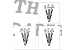 THOR-DARTS TD_ms2_sibl, Punte di Ricambio 2BA Unisex-Adulti, Argento/Nero, 3 Set (9 Stück)