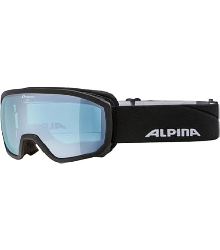 ALPINA Fernie Q-LITE OTG-skibril met gespiegelde, contrastversterkende en gepolariseerde OTG-skibril met 100% uv-bescherming voor volwassenen, zwart-oil mat, eenheidsmaat ALPINA Fernie Q-LITE OTG-skibril met gespiegelde, contrastversterkende en gepolariseerde OTG-skibril met 100% uv-bescherming voor volwassenen, zwart-oil mat, eenheidsmaat