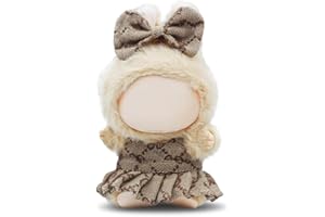 JAWUZ 1 x Lbu Clothing for Lbu Original, Doll Clothing for Lbu Pendant for 17 cm Lbu Clothing DIY Children's Gifts, Brown