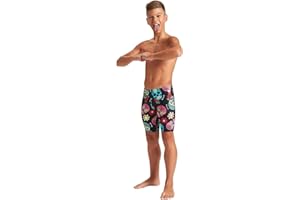 Arena Boy's B Crazy Skulls Carnival Jr Jammer Jammer (Pack of 1)