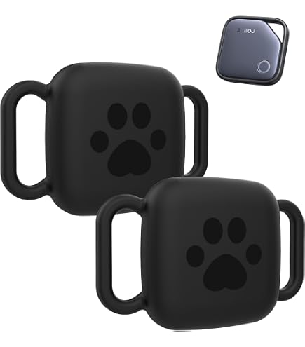 2 Pezzi Custodia In Silicone Per Motorola Moto Tag – Antigraffio E Impermeabile Per Tracker (Nero)