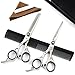 Blue Avocado ST-0042 Professional Left-Handed Barber Hairdressing Cutting Scissors and Thinning Scissors Set 6 Inch (15.24cm)