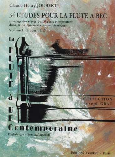Download 34 Etudes pour la flûte a bec vol. 1 (1 à 17) pour Flûte à bec Download 34 Etudes pour la flûte a bec vol. 1 (1 à 17) pour Flûte à bec
