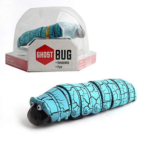 Preisvergleich Produktbild CCDZ-Fernbedienung Infrarot-Induktionstickerei Insektenfernbedienung Caterpillar Elektro-Spielzeug,Blue