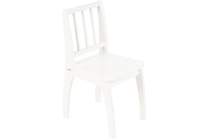 Geuther Stuhl Bambino Sitzhöhe 32 cm Holzkinderstuhl aus Buche-Massivholz Ideales Kinderzimmerzubehör bis 6 Jahre Passender Kinderholzstuhl Bambino Möbeln Weiß