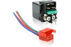 WAI DANIE Motorrad Anlasserrelais Starterrelais Magnetschalter+Stecker für Honda CBR1100XX CBR 600 900F 1000 VFR 750 800 CB 600 750 900F FSC600 VF 750 1100 VTX1300 NSS250 VTR