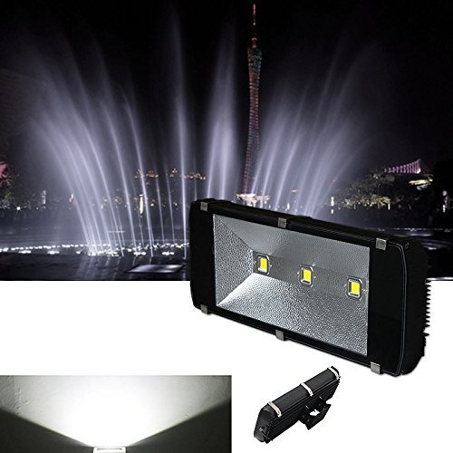 Hengda® 300W SMD LED Strahler Fluter IP65 Außen Flutlicht Leuchtmittel Scheinwerfer kaltweiss 6000k Weiß Wandstrahler 85-265V AC - 5