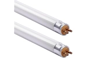 NCC-LICHT 2 x Lámpara fluorescente, tubo T4 de 355 mm, 12 W, G5 827, blanco cálido, 2700 K