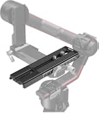 Piastra a sgancio rapido per fotocamera per supporto tipo Arca compatibile con DJI Ronin RS2 RSC2 RS 3 Gimbal, piastra QR superiore per DJI RS 2 RSC 2  44