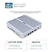 Produktbild HYSTOU FMP03 Fanless Core i3,Gaming Mini Pc,Mini PC Desktop Computer with Intel Core i3 6100U 2.3Ghz 300M Wifi … (8GB RAM 128GB SSD)