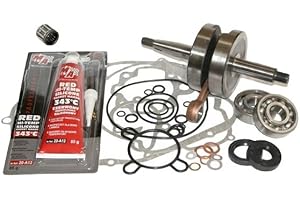 UNTIMERO Vilebrequin ROULEMENTS Complet Compatible with MBK X-Power XPOWER LC 50 AM6