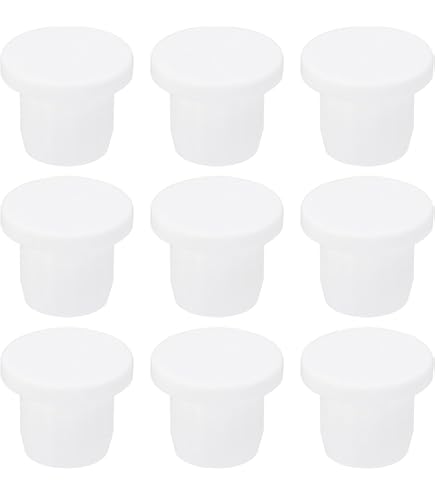 8 Bouchons En Silicone Souple Pour Trous De 20mm - Forme En T - Étanches, Résistants à La Chaleur - Avec Boîte