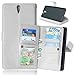 Produktbild Xperia C5 Hülle, Yaobai-Leder-Mappen-Kasten-Abdeckung Hülle für Sony Xperia C5 [Built-in 9 Kreditkartenfächer / ID-Kartenhalter]