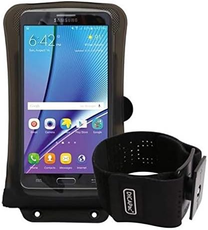 Samsung GALAXY Note II Sprint / Samsung GALAXY Note II T-Mobile - Waterproof Phone Case + Sports Armband Set for Jogging and Swimming - extendable with many other mounts